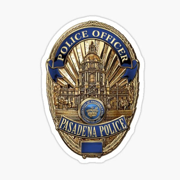 Pasadena Police Badge