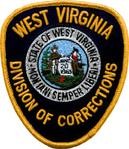West Virginia Division of Corrections badge emblem.